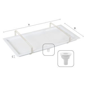 BANDEJA SIMPLE CONDENSADOS 945X425X40MM